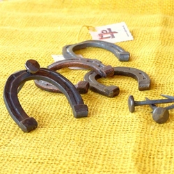 A little wrought iron horseshoe