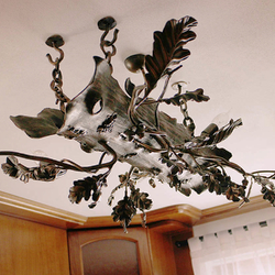 An artistic chandelier - Oak