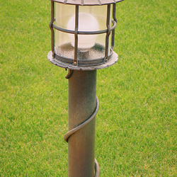A hand wrought iron standard lamp made in UKOVMI - luxury light
