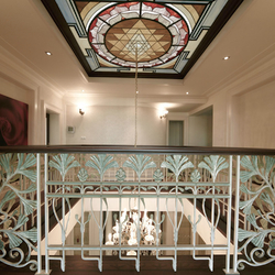  Exclusive indoor railing with historical design - wrought iron railings