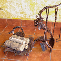 Treat your house to a wrought iron set - grapes