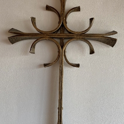 Forged wall cross