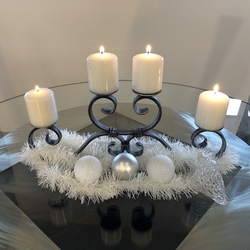 Create a pleasant and peaceful atmosphere, using an Advent candle holder
